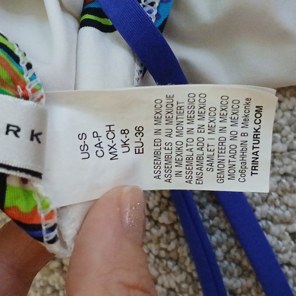 Trina Turk Multicolor Maxi Dress Size S With Small Stains - Picture 3 of 9